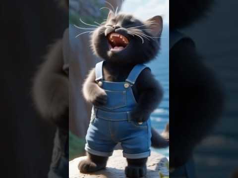 😱They Thought He Was Gone… Until THIS Happened! 😳🐬🐾 #cat #ai #meow