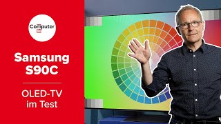 Vido-Test : Samsung Top-OLED-TV S90C im Test: Enorm hell, fast perfekte Farben und guter Ton!