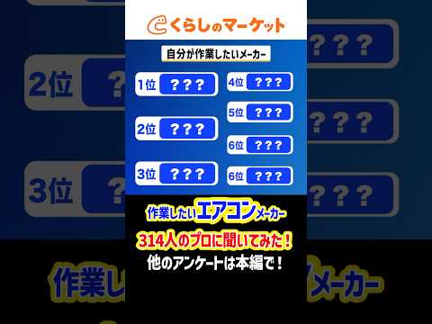 エアコンのプロが選ぶ！自分が作業したいメーカーは？