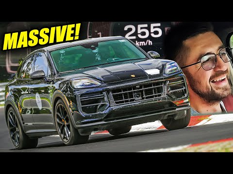 EXCLUSIVE Hyper SUV: 2024 Porsche Cayenne Turbo GT visits the Nürburgring!