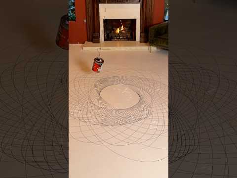 The way he stops the paint can! 🫣