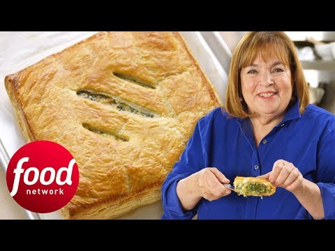 Ina Garten Cooks A Quick And Easy Spinach Puff Pastry | Barefoot Contessa