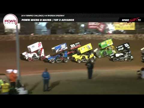 3.22.19 POWRi Outlaw Micro Sprint League at I-44 Riverside Speedway - dirt track racing video image