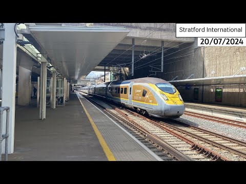 Trains at Stratford International (20/07/2024)