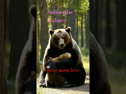 Bear mom love.#Bear#animals.