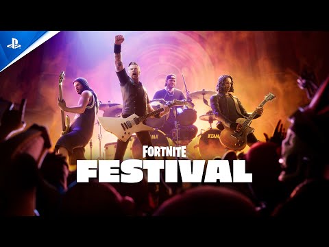 Metallica lights it up inside Fortnite - Gameplay Trailer | PS5 & PS4 Games