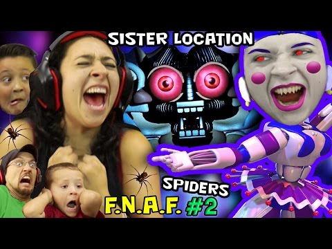 CRINGEY BALLERINA Scares MOM! FNAF SISTER LOCATION #2 w/ REAL SPIDERS (FGTEEV SCARY Ballora Gameplay - UCC-RHF_77zQdKcA75hr5oTQ