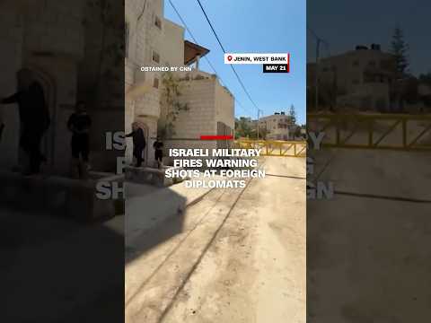 Israeli military fires warning shots at foreign diplomats