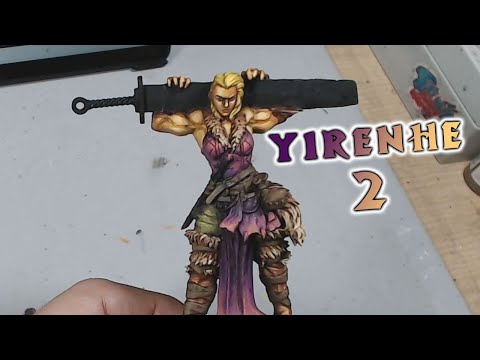 [ESP] PINTANDO  Yirenhe Shadowwind (Mini del reto) # 2  / 75mm / Sorteo mini pintada