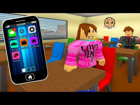 Texting Phone & Ghost In School ? RoCitizens Cookie Swirl C Plays Roblox Game Video - UCelMeixAOTs2OQAAi9wU8-g