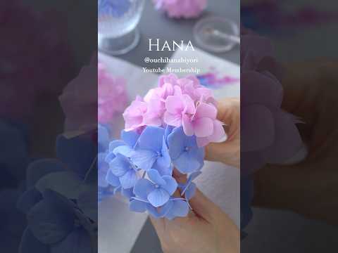 Clay flower Hydrangea Tutorial クレイフラワー　紫陽花の作り方Membershipレッスン