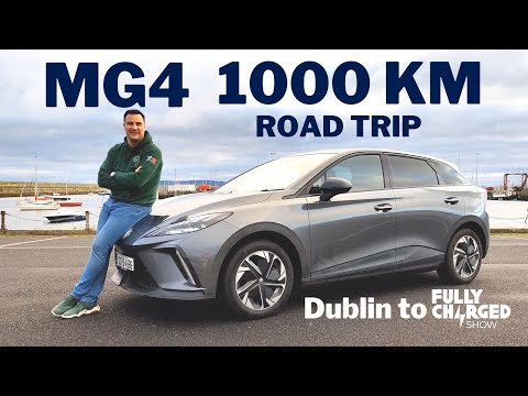 MG4 1000 km Road Trip - Dublin to Fully Charged Live UK South