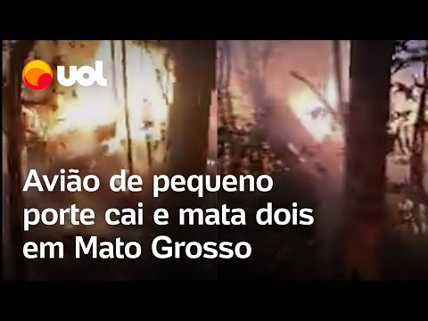 Avião de pequeno porte cai e mata dois em Sorriso, no Mato Grosso