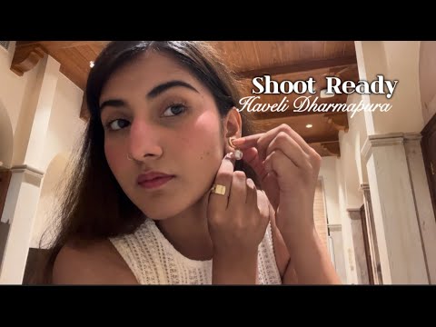 Getting ready in HAVELI 👸❤️ | Shoot diaries 