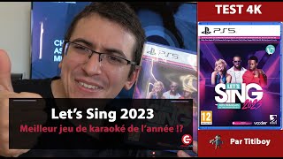 vidéo test Let's Sing 2023 par ConsoleFun