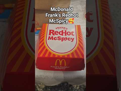 McDonald Frank's Redhot Mcspicy #shorts #mcdonalds #frankredhot #mcspicy #burger #australia