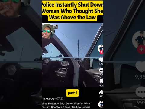 A woman gets shut down by police? #shorts #cops #police #woman