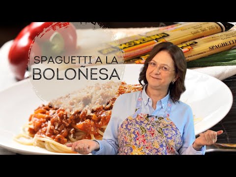 Espagueti a la boloñesa - Bolognese Spaghetti Recipe - UCvg_5WAbGznrT5qMZjaXFGA