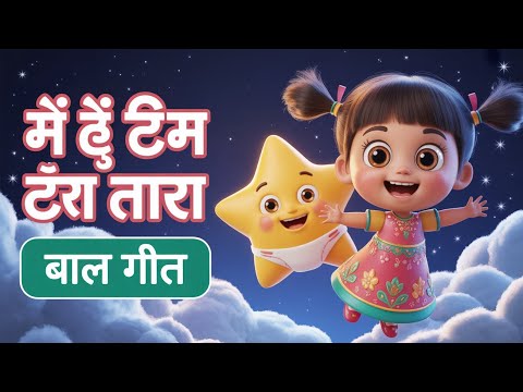 मैं हूँ टिम टिम करता तारा |Main HoonTim Tim Karta Taara I New 3D Hindi Rhymes For Children