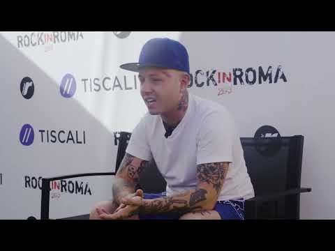 Lazza, l'intervista nel backstage di Rock in Roma 2023