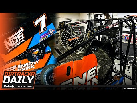 Chassis builder shares what went right in Tyler Courtney crash - dirt track racing video image