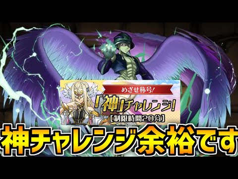 神チャレンジはメルエムで余裕です！超絶ヌルゲー簡単編成紹介【パズドラ】