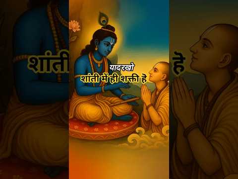 श्री कृष्ण कहते हॆ कि कोई कुछ भी बोले आप शान्त रहो #motivational#krishna#bhagwan#shortvideo🙏👌🙏👌