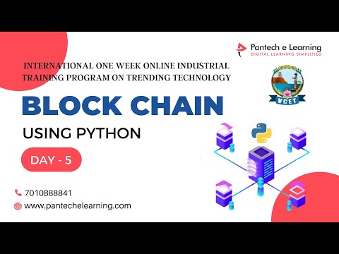 Industrial Training Program on Block chain with VCET | Day 5 | VCET | Pantech eLearning | Internship