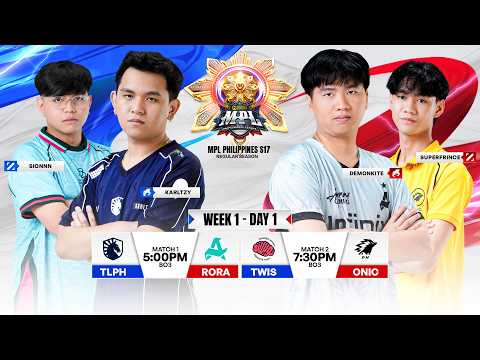 🔴 LIVE | MPL PH S17 | ENGLISH - Week 1 Day 1