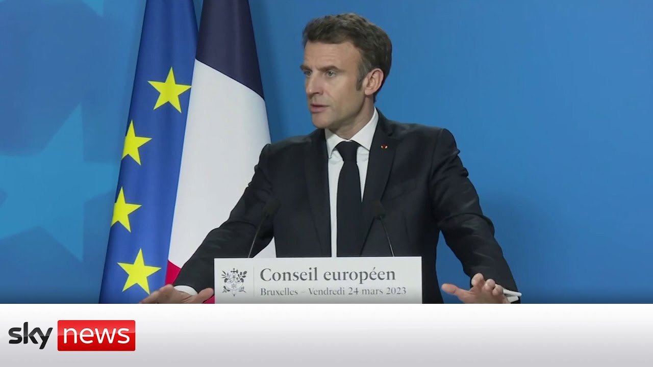 Watch live: French President Emmanuel Macron gives national briefing