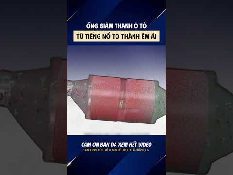 ỐNG GIẢM THANH Ô TÔ, TỪ TIẾNG NỔ TO THÀNH ÊM ÁI #vatly #xehoi #giamthanh #ongxa