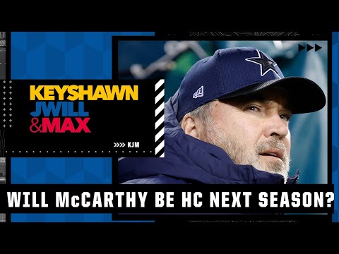 What are the chances Mike McCarthy is still coaching the Cowboys next season? KJM debates video clip