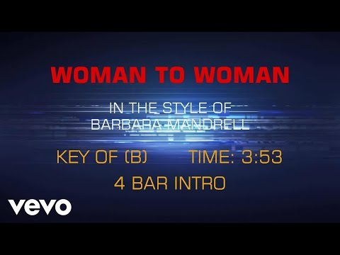 Barbara Mandrell - Woman To Woman (Karaoke) - UCQHthJbbEt6osR39NsST13g