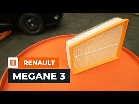 Come sostituire il filtro dell'aria della Renault Megane 3