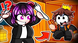 ROMISGORDIS SE COME TODA LA COMIDA EN ESCONDE LA COMIDA (ROBLOX)