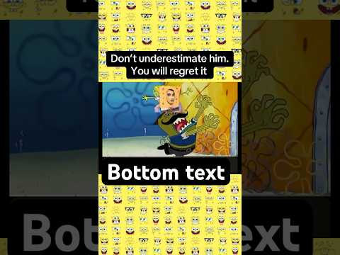 Spongebob unintentionally bullying bullies is karmic justice I love him