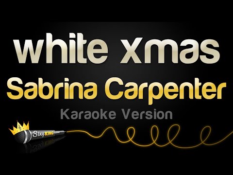 Sabrina Carpenter - white xmas (Karaoke Version)