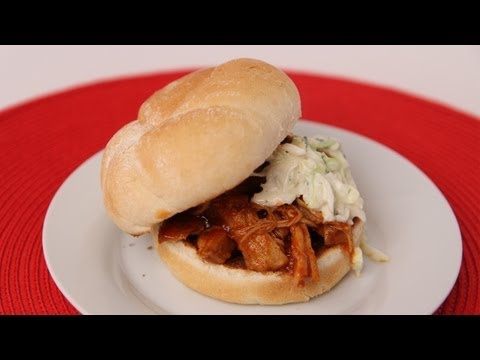 BBQ Pulled Chicken Sandwiches Recipe - Laura Vitale - Laura in the Kitchen Episode 418 - UCNbngWUqL2eqRw12yAwcICg