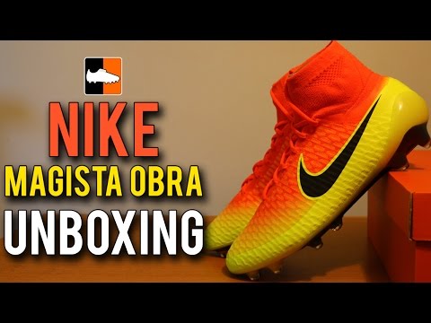 Magista Obra EURO 2016 Unboxing | Nike Spark Brilliance Orange & Yellow Football Boots - UCs7sNio5rN3RvWuvKvc4Xtg