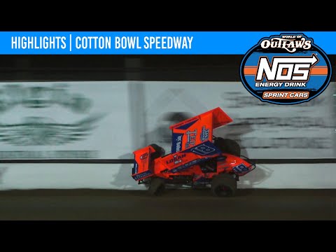 World of Outlaws NOS Energy Drink Sprint Cars | Cotton Bowl Speedway | March 15, 2024 | HIGHLIGHTS - dirt track racing video image