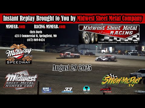 🏎  📺 INSTANT REPLAY TIME! 🔥 from the Lebanon Midway Speedway 08/29/2025 - dirt track racing video image