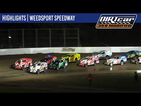 DIRTcar 358 Modifieds Weedsport Speedway October 4, 2022 | HIGHLIGHTS - dirt track racing video image