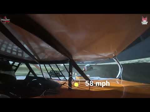 #00 Cason Harris - USRA B-Mod - 4-19-2024 Arrowhead Speedway - In Car Camera - dirt track racing video image