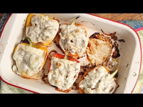 Cheese Steak Stuffed Peppers | Episode 1201 - UCNbngWUqL2eqRw12yAwcICg