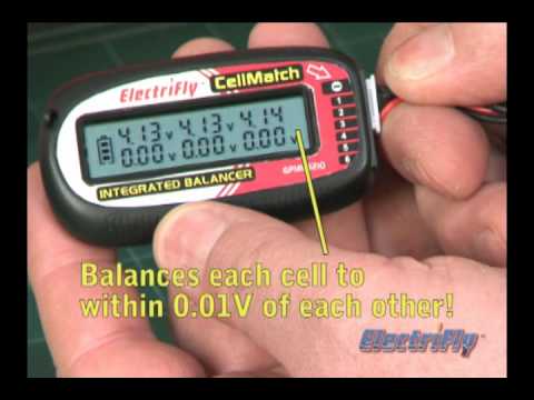 Spotlight: Great Planes® ElectriFly® CellMatch™ 2-6S Balancing Meter with LCD - UCa9C6n0jPnndOL9IXJya_oQ