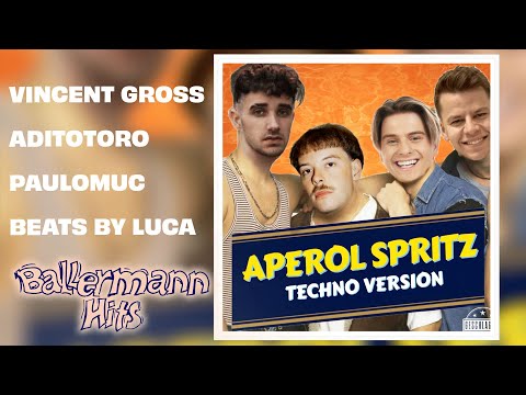 Vincent Gross, Beats by Luca, Aditotoro & Paulomuc - Aperol Spritz (Techno Version) (Visualizer)