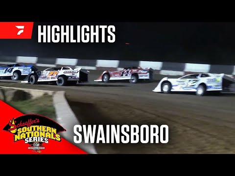 Southern Nationals Super Late Models at Swainsboro Raceway 7/18/25 | Highlights - dirt track racing video image