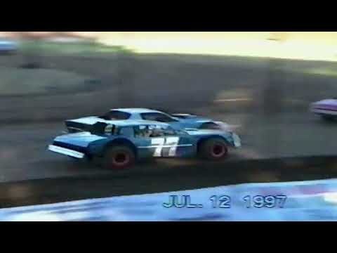 Cottage Grove Speedway 7 12 1997 - dirt track racing video image
