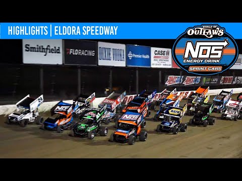 World of Outlaws NOS Energy Drink Sprint Cars | Eldora Speedway | May 6th, 2023 | HIGHLIGHTS - dirt track racing video image