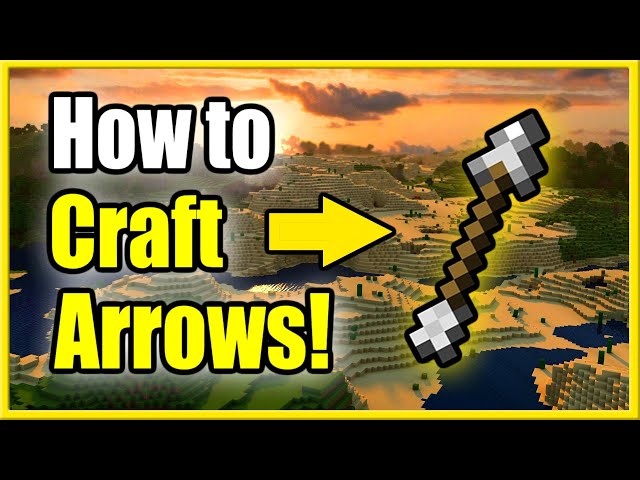 How To Make Arrows In Minecraft (Quick Tutorial)